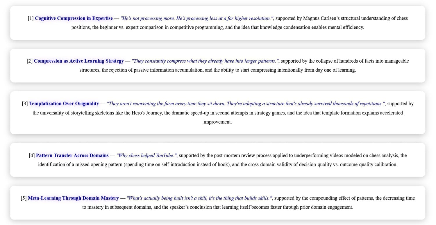 High Signal Summary